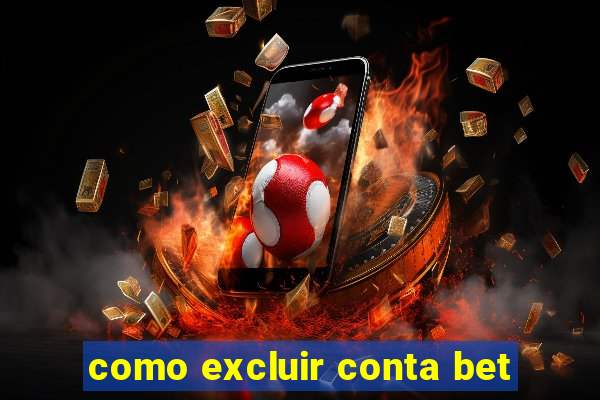 como excluir conta bet